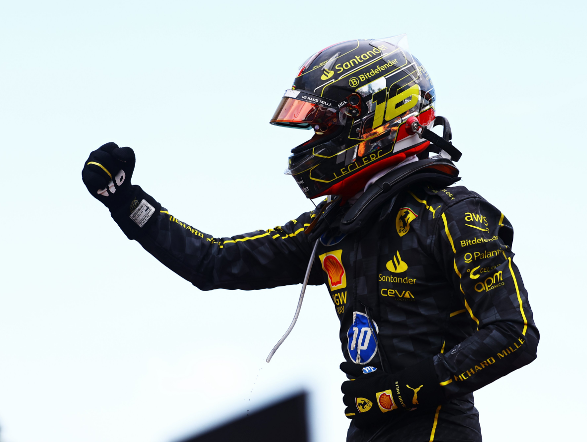 Charles Leclerc wygrywa GP Włoch/fot. f1/X