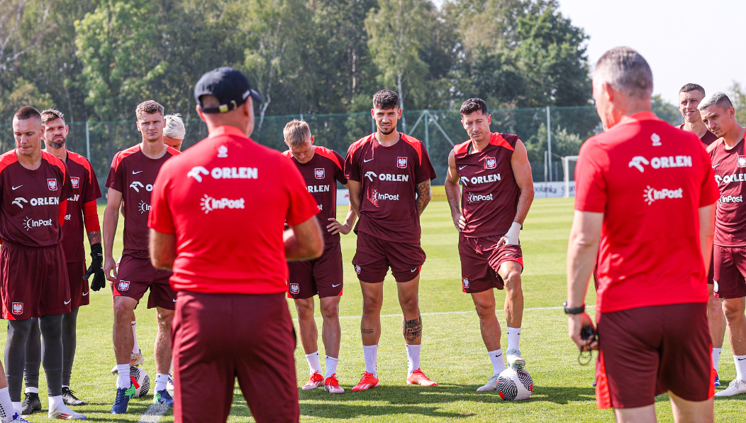 Reprezentacja Polski na treningu/fot. Cyfrasport