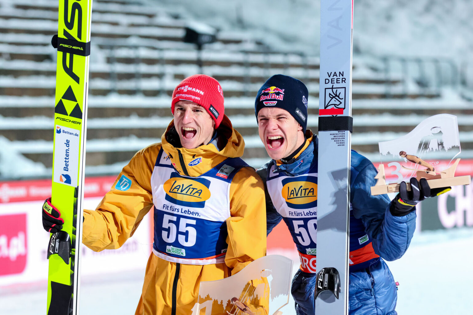 Andreas Wellinger wygrał jednoseryjny konkurs w Ruce